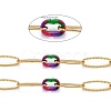 Handmade Brass Paperclip Chains CHC-H102-13G-B-2