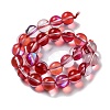 Synthetic Moonstone Beads Strands G-P528-J02-25-2