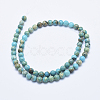 Natural Aqua Terra Jasper Beads Strands G-E444-14A-6mm-2