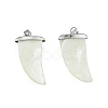 Natural Trochid Shell/Trochus Shell Pendants SSHEL-G024-06P-1