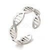 Non-Tarnish 201 Stainless Steel Ring RJEW-E063-01P-1