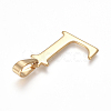 304 Stainless Steel Pendants STAS-F106-95G-01-3