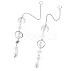 Glass Hanging Suncatchers HJEW-TADJ0005-1
