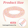 AB Plastic Glitter Sequin Rope for DIY Wedding Dresses Costume Clothing Shoes Jewelry Accessory OCOR-WH20007-02A-04-2