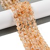 Heated Natural Citrine Bead Strands G-P466-01D-5