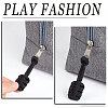 20Pcs 10 Colors Nylon Braided Zipper Pull Tab FIND-GF0004-46-4