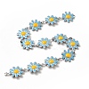 304 Stainless Steel Flower Link Chains CHS-C004-04C-P-3