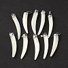 Natural Trochid Shell/Trochus Shell Pendants SSHEL-M021-11-1