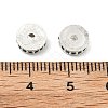 Brass Micro Pave Cubic Zirconia Beads KK-R216-15S-02-3