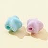50Pcs 6 Colors Opaque Acrylic Beads MACR-FS0001-58-4