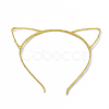 Hair Accessories Iron Kitten Hair Band Findings OHAR-S195-07C-1