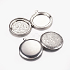 Tarnish Resistant 316 Stainless Steel Locket Pendants STAS-G168-20P-2