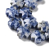 Natural Blue Spot Jasper Beads Strands G-K357-C03-01-4