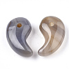 Natural Grey Agate Pendants G-S294-07K-2