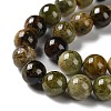 Natural Green Garnet Beads Strands G-Z034-B14-03-4