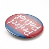 Independence Day Flat Round Tinplate Badge Pins JEWB-G021-01H-3