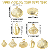 20Pcs 5 Styles Alloy Pendants FIND-SC0021-03-2