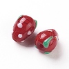 Strawberry Handmade Lampwork Beads LAMP-F006-03-3