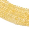 Dyed Natural Malaysia Jade Rondelle Beads Strands X-G-E316-2x4mm-47-7
