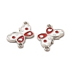 Alloy Enamel Connector Charms PALLOY-F290-13P-02-2