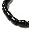 Natural Black Tourmaline Beads Strands G-G980-22-4