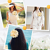 Multi Petal Flower Cloth Brooches JEWB-CN0001-14C-4