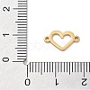 304 Stainless Steel Hollow Connector Charms STAS-R003-05G-3