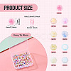 225Pcs 9 Colors Anti-Tarnish Electroplate Glass Beads GLAA-TA0004-09-4