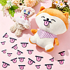 2 Bags 300Pcs 3 Styles Felt Cabochons FIND-PH0038-75-4