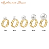 Brass Cup Peg Open Cuff Ring Settings LS-KK-G518-08G-02-4