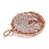 Mixed Stone Pendants G-B001-01RG-4