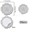 CRASPIRE Adhesive Wax Seal Stickers DIY-CP0009-53A-19-2