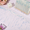 10 Yards Beading Sequins Polyester Tassel Ribbons SRIB-WH0026-12C-4