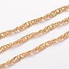 Ion Plating(IP) 304 Stainless Steel Singapore Chains CHS-K004-14G-0.3mm-1