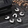 Letter Slider Beads for Watch Band Bracelet Making ALRI-O012-U-NR-4