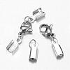 Tarnish Resistant 304 Stainless Steel Lobster Claw Clasps STAS-G075-02B-1