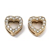 PVD Vacuum Plating 304 Stainless Steel Crystal Rhinestone Beads SATS-R130-02G-05-1