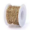 PVD Vacuum Plating 304 Stainless Steel Paperclip Chains CHS-L022-02P-G-4