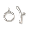 Brass Toggle Clasps KK-CBAFC6C-07I-P-2