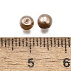 Baking Paint Pearlized Glass Pearl Round Beads HY-XCP0001-25B-3