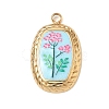 Printed 304 Stainless Steel Pendants SA-CBA6BE2-01G-01-1
