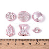 Pearlized Opaque Acrylic Beads OACR-T029-04C-3