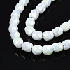 Electroplate Glass Beads Strands EGLA-N002-13-A13-3