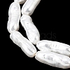 Electroplated Glass Shell Pearl Beads Strands BSHE-B009-C01-7x21mm-3