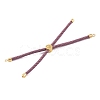 Nylon Cords Bracelet Makings Fit for Connector Charms AJEW-P116-01G-27-2