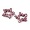 Star Shape Polymer Clay Rhinestone Beads CLAY-NH0001-06P-2