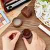Round Walnut Wooden Engagement Ring Boxes CON-WH0093-03A-3