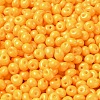 6/0 Opaque Baking Paint Glass Seed Beads SEED-M012-02A-21-3