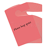 120Pcs PP Plastic Hanging Door Handle Hanger Tags DIY-DC0003-37B-1