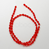 Glass Beads Strands GLAA-R024-11x8mm-14-2